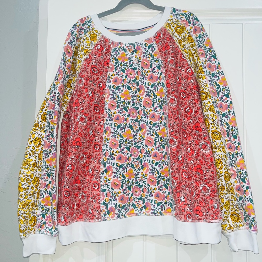 Boden Multicolor Floral Sweatshirt